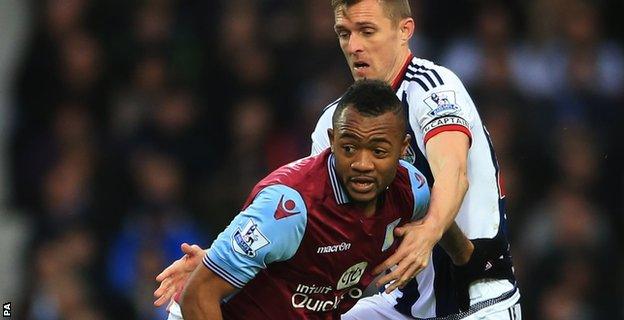 Jordan Ayew of Aston Villa