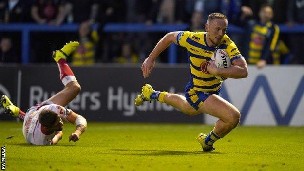 Warrington's Ben Currie