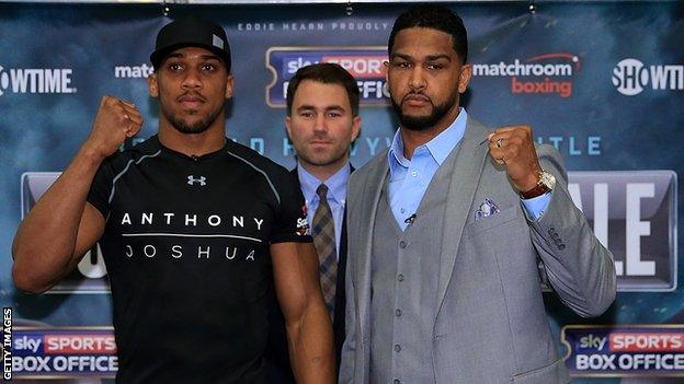 Dominic Breazeale and Anthony Joshua