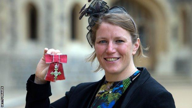 Rochelle Clark was awarded an MBE for services to rugby in the 2015 New Year's Honours List