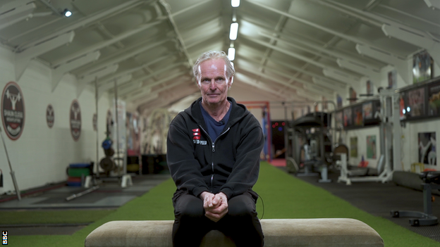 Mick Clegg in gym