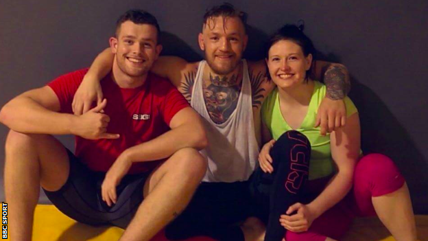 Conor McGregor and Aisling Daly - Ireland's first MMA World Champion