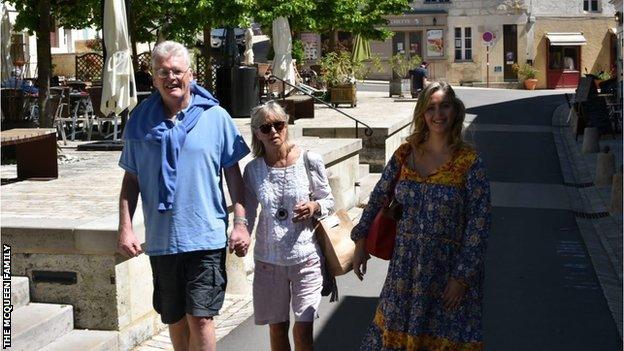 Gordon, Yvonne and Hayley McQueen