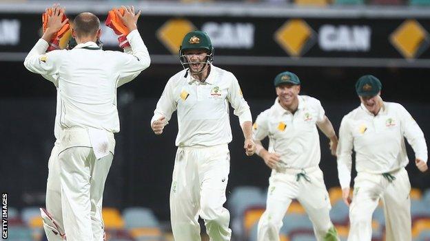 Australia celebrate