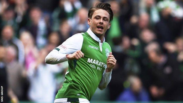 Scott Allan joined Hibs on loan in January after a similar spell at Dundee