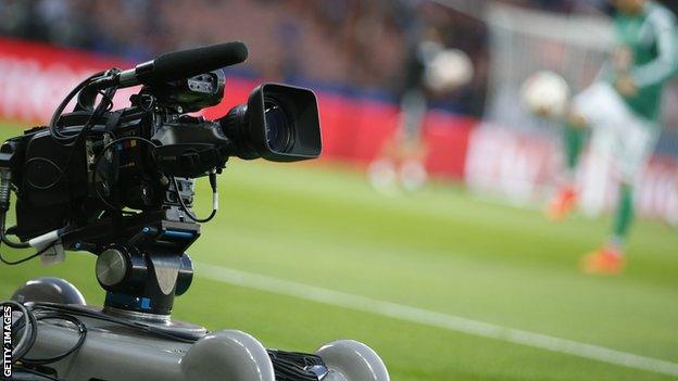 Remote cameras on tracks have improved TV coverage of football