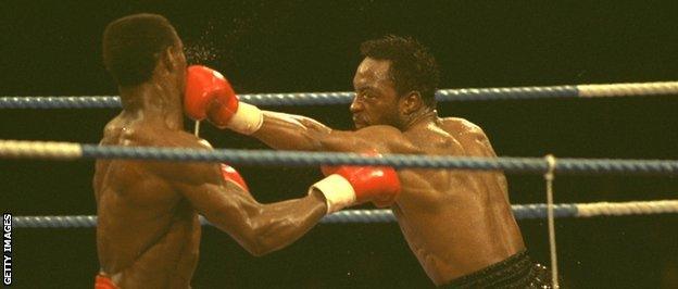 Chris Eubank and Nigel Benn