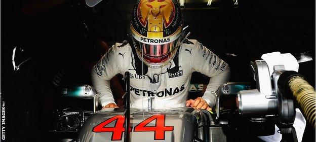 Mercedes F1 driver Lewis Hamilton