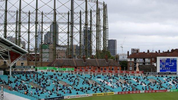 Spectators at The Oval