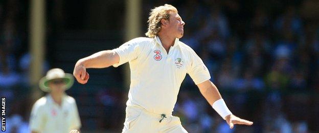 Australia leg-spinner Shane Warne