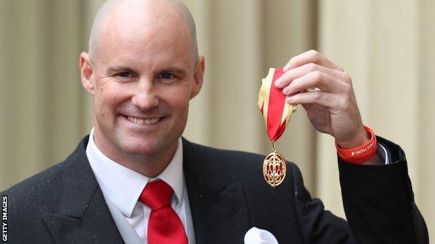 Sir Andrew Strauss with Knighthood