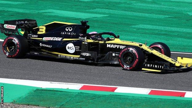 Daniel Ricciardo's Renault at the Japanese Grand Prix