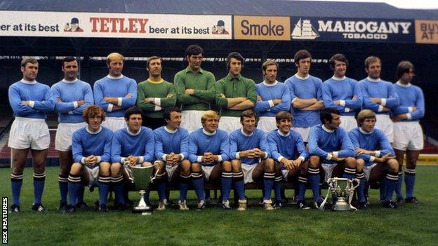 Man City squad photo from 1970-71