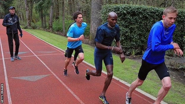 Alberto Salazar and Mo Farah