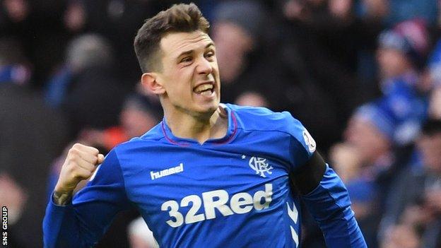 Rangers midfielder Ryan Jack