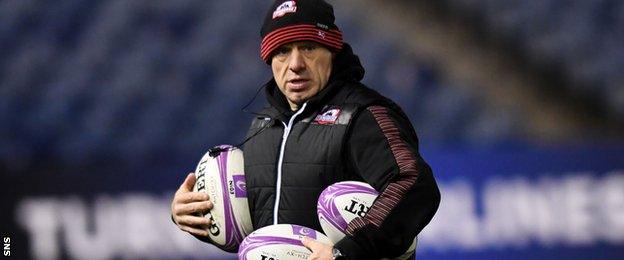 Edinburgh head coach Richard Cockerill