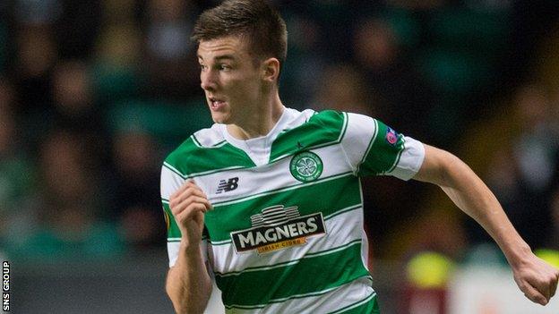 Kieran Tierney has made 25 appearances for Celtic this season