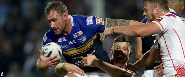 Leeds prop Jamie Peacock