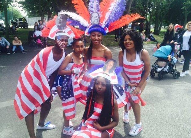 Carnival dancers