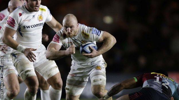 Matt Kvesic has put in a string of man of the match performances for Exeter in recent weeks