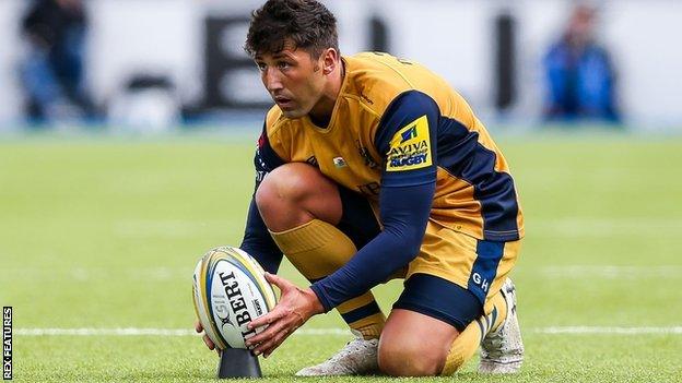 Gavin Henson kicked three first-half penalties to give Bristol the interval lead