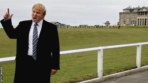 Donald Trump at St Andrews