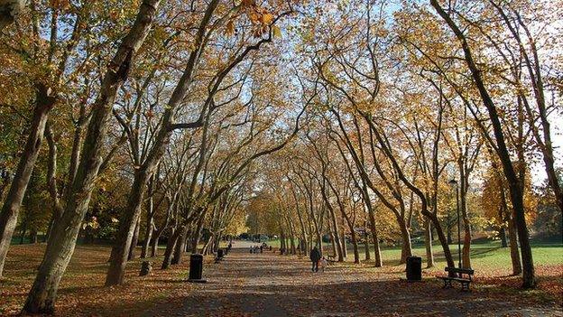 Crystal Palace park (Image: BBC)