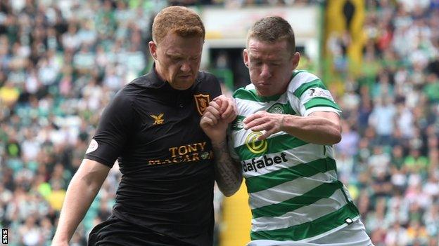 James Brown in action for Livingston in 2018