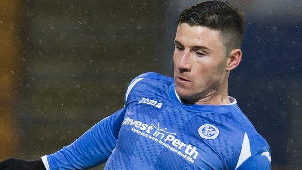 St Johnstone forward Michael O'Halloran