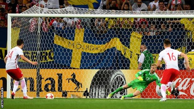 Poland scored a 90th-minute equaliser against Sweden means England just need to win their final group game to reach the last four