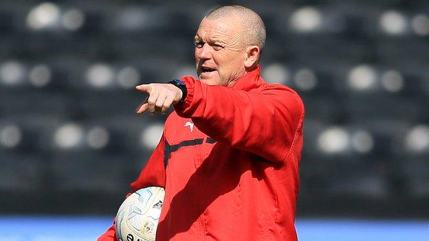 Kidderminster Harriers head coach Dave Hockaday