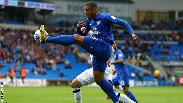 Cardiff striker Kenneth Zohore