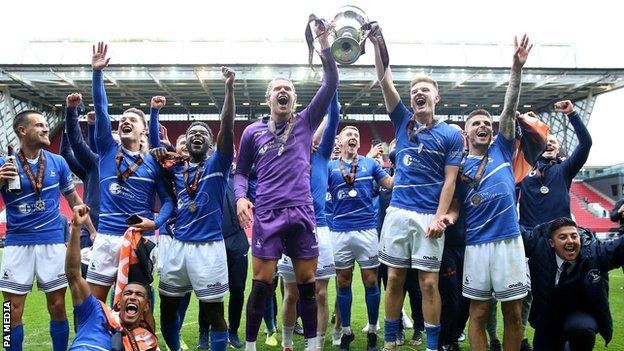 Hartlepool celebrate promotion