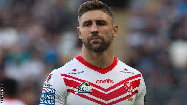 Tommy Makinson in action for St Helens