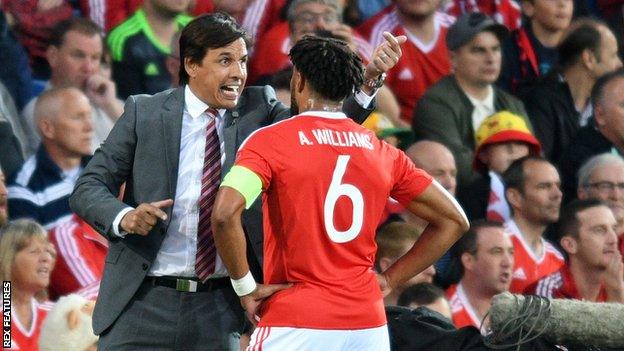 Chris Coleman and Ashley Williams