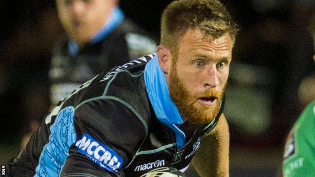 Glasgow Warriors flanker Tyrone Holmes