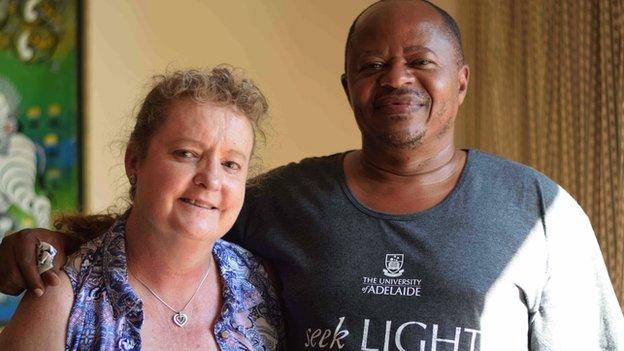 The parents of Tanzanian swimmer Magdalena Moshi