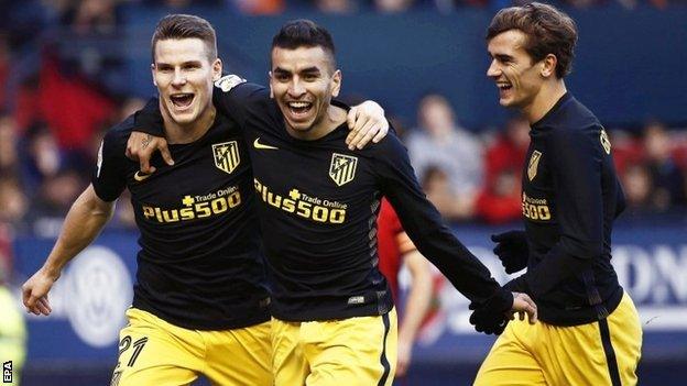 Atletico Madrid celebrate