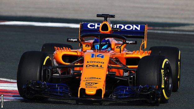 Fernando Alonso in the McLaren