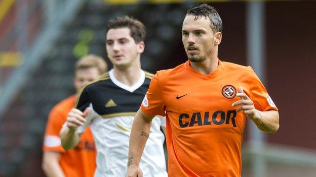 Dundee United midfielder Rodney Sneijder