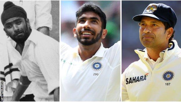 Bishan Bedi, Jasprit Bumrah & Sachin Tendulkar