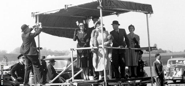 Royal box at the 1950 race