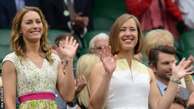 Amy Williams and Lizzy Yarnold