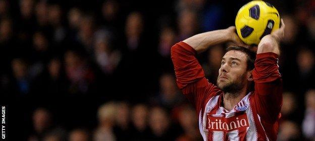 Rory Delap in action for Stoke