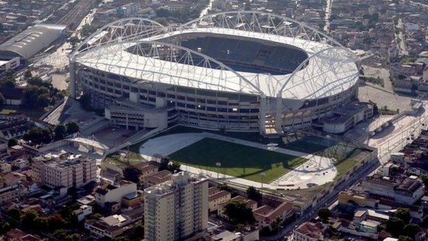 The Olympic Stadium in Rio de Janeiro