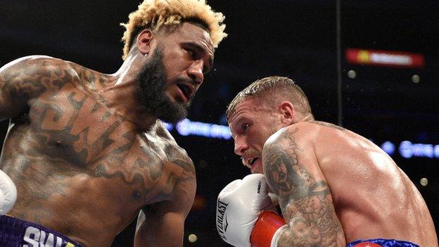 Jarrett Hurd punches Jason Welborn