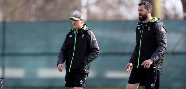 Joe Schmidt and Andy Farrell