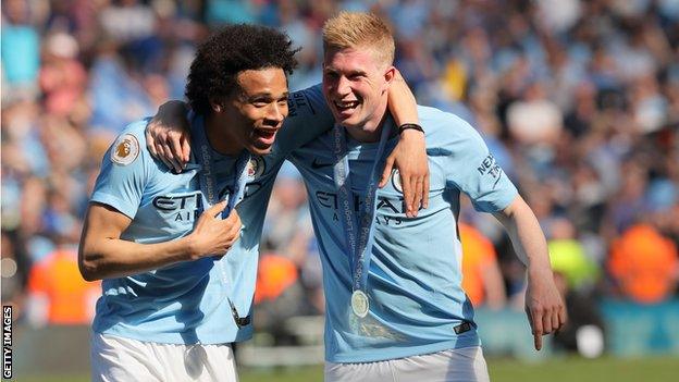 Leroy Sane, Kevin De Bruyne