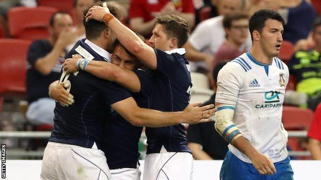 Scotland arrive in Australia buoyed by a good win over Italy in Singapore