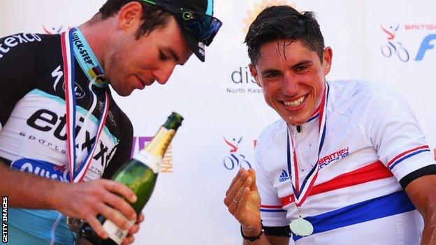 Mark Cavendish and Peter Kennaugh